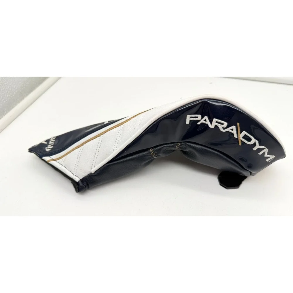 Callaway Paradym Fairway Wood Headcover Navy White Gold Adjustable Tag Golf OEM